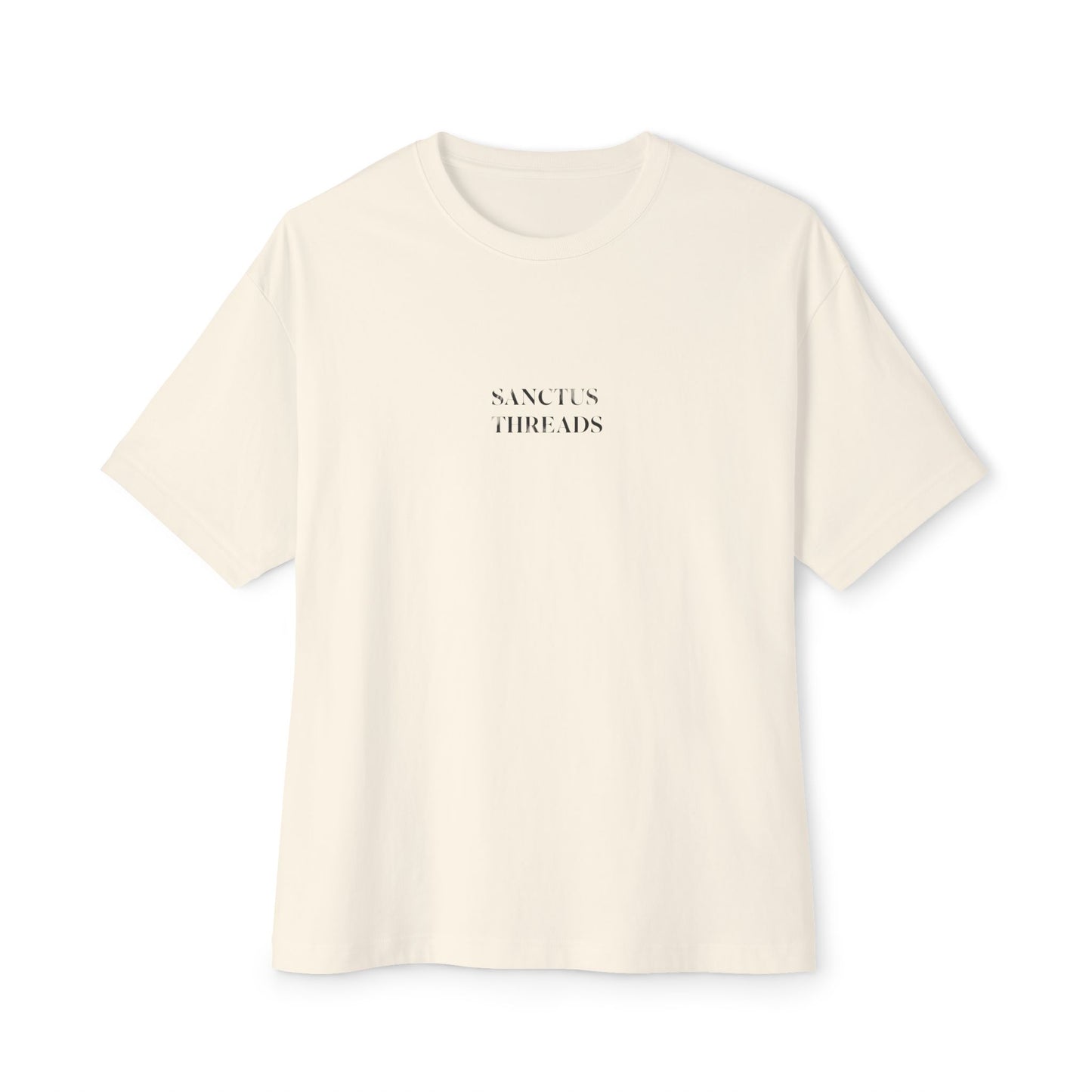 SANCTUS THREADS UNISEX OVERSIZED CROSS TEE