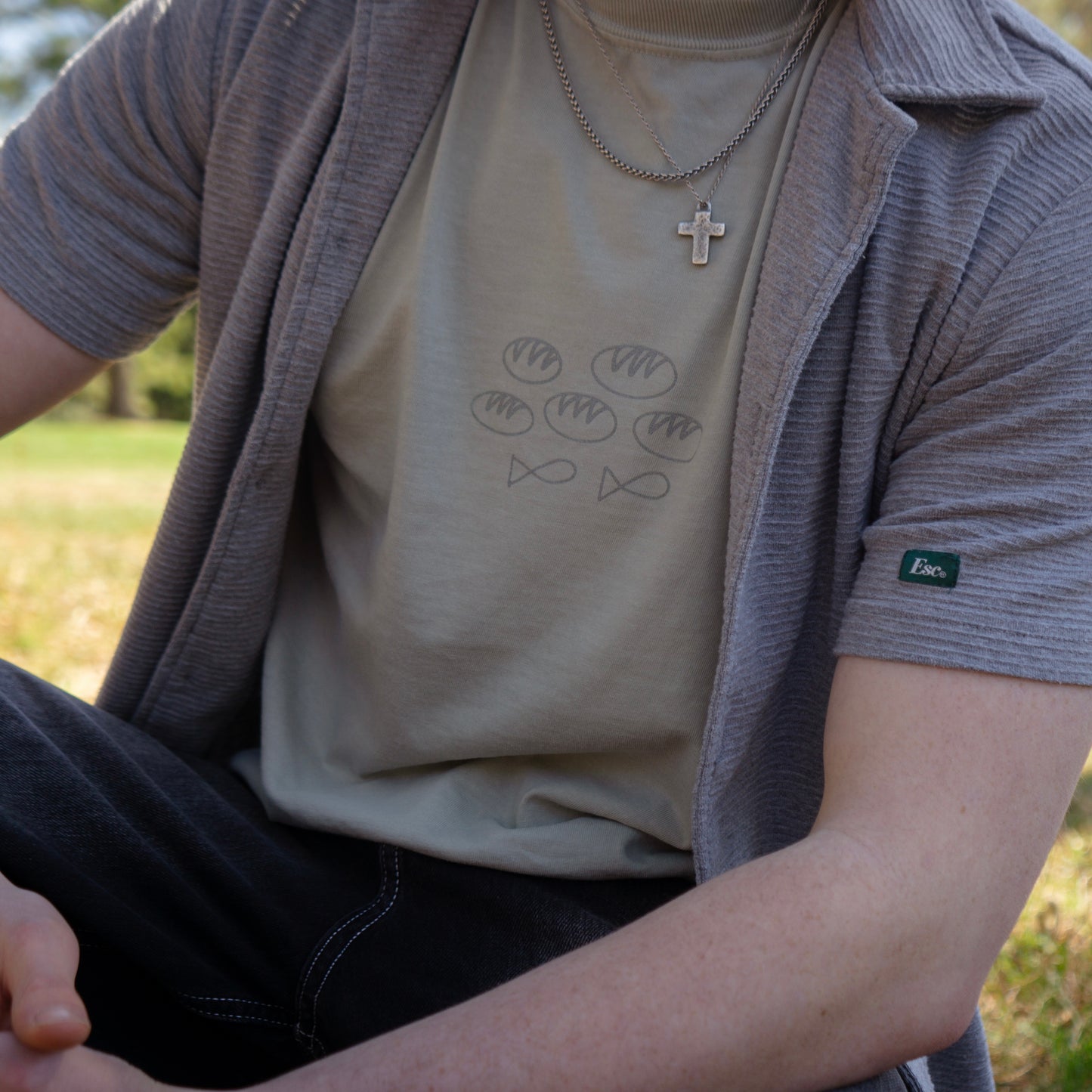 FISHES AND LOAVES UNISEX TEE