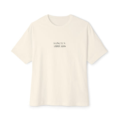 SANCTUS THREADS UNISEX OVERSIZED CROSS TEE