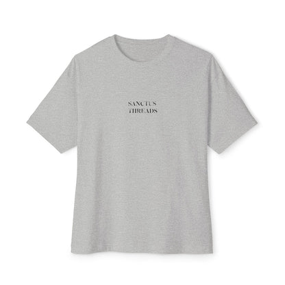 SANCTUS THREADS UNISEX OVERSIZED CROSS TEE