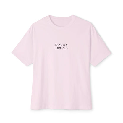 SANCTUS THREADS UNISEX OVERSIZED CROSS TEE