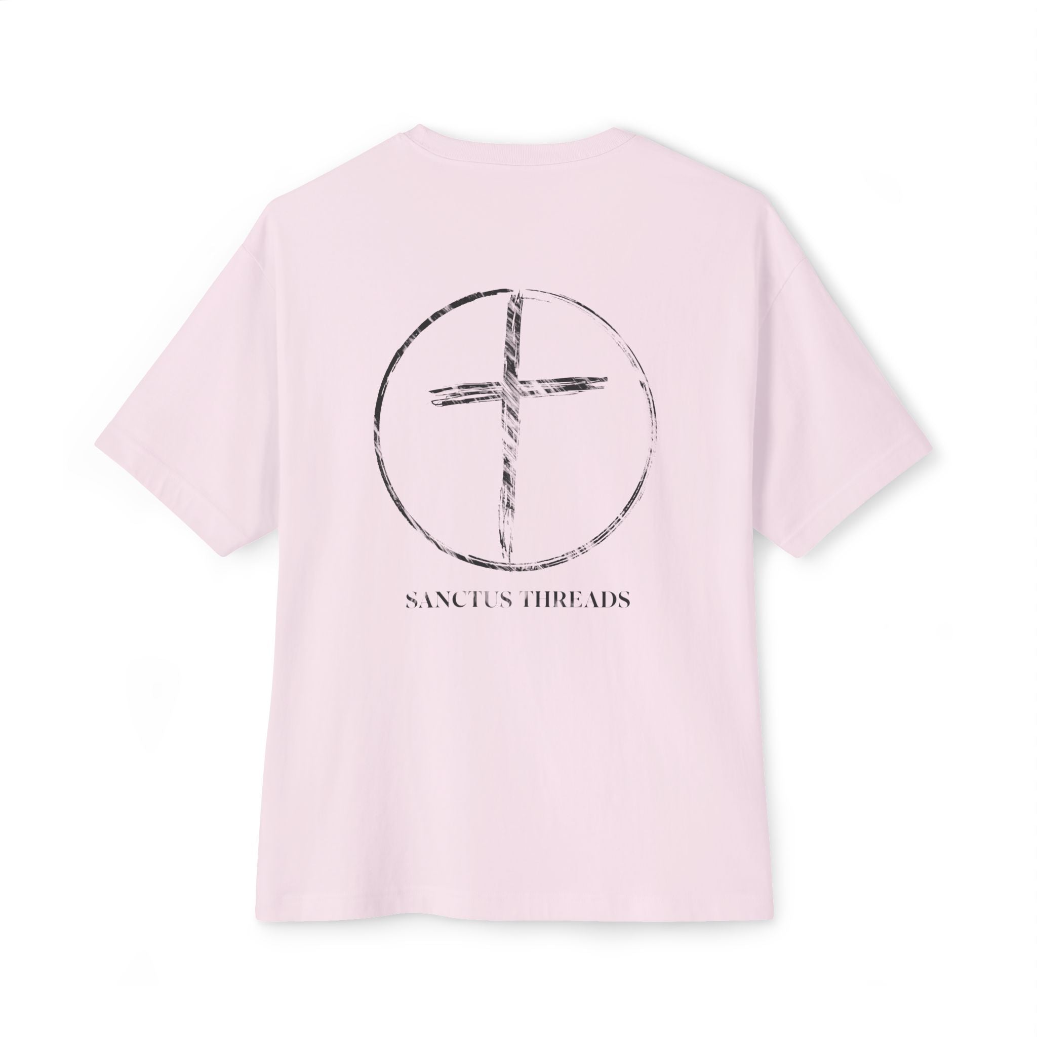SANCTUS THREADS UNISEX OVERSIZED CROSS TEE