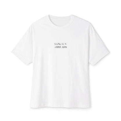 SANCTUS THREADS UNISEX OVERSIZED CROSS TEE