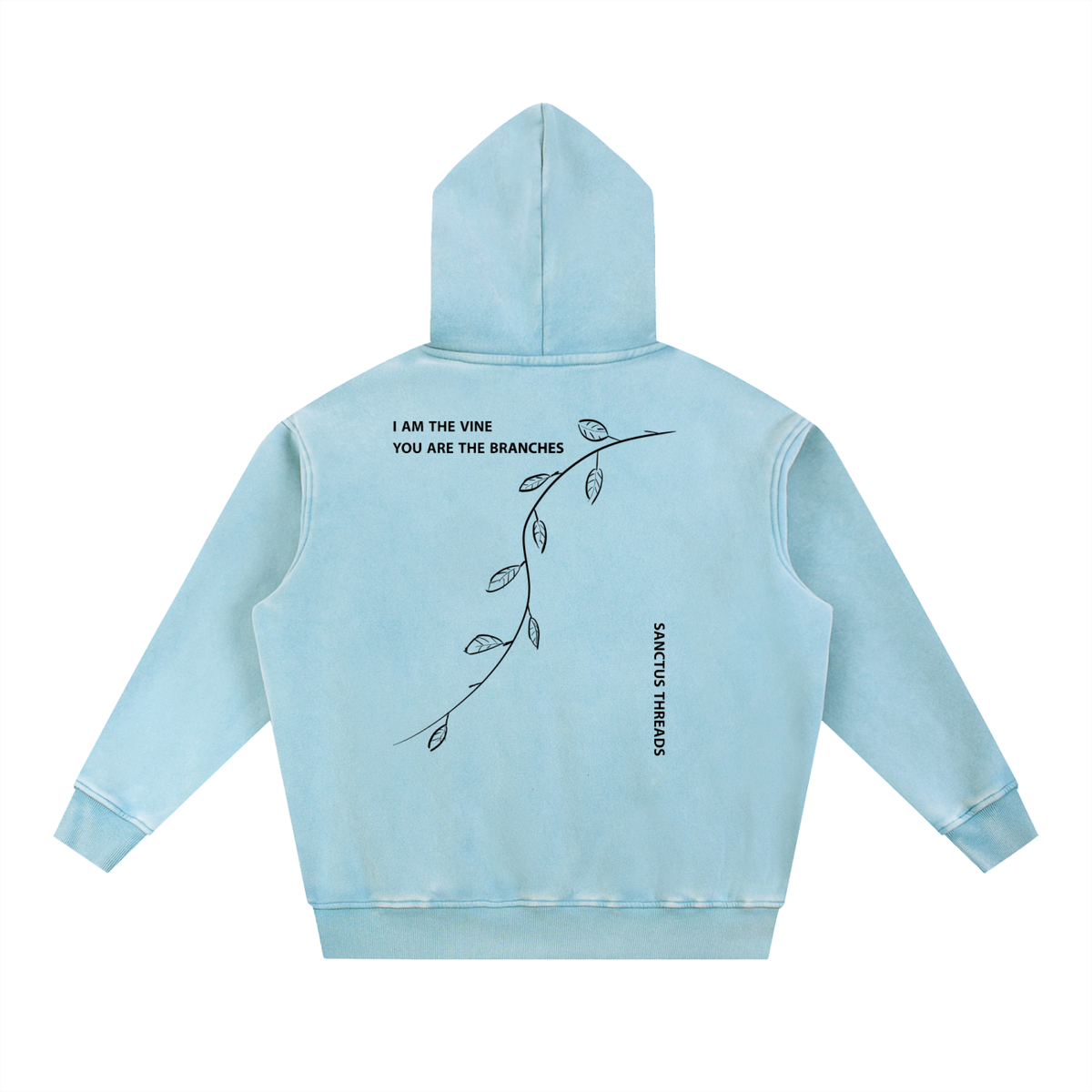 VINE AND BRANCHES OVERSIZED UNISEX HOODIE