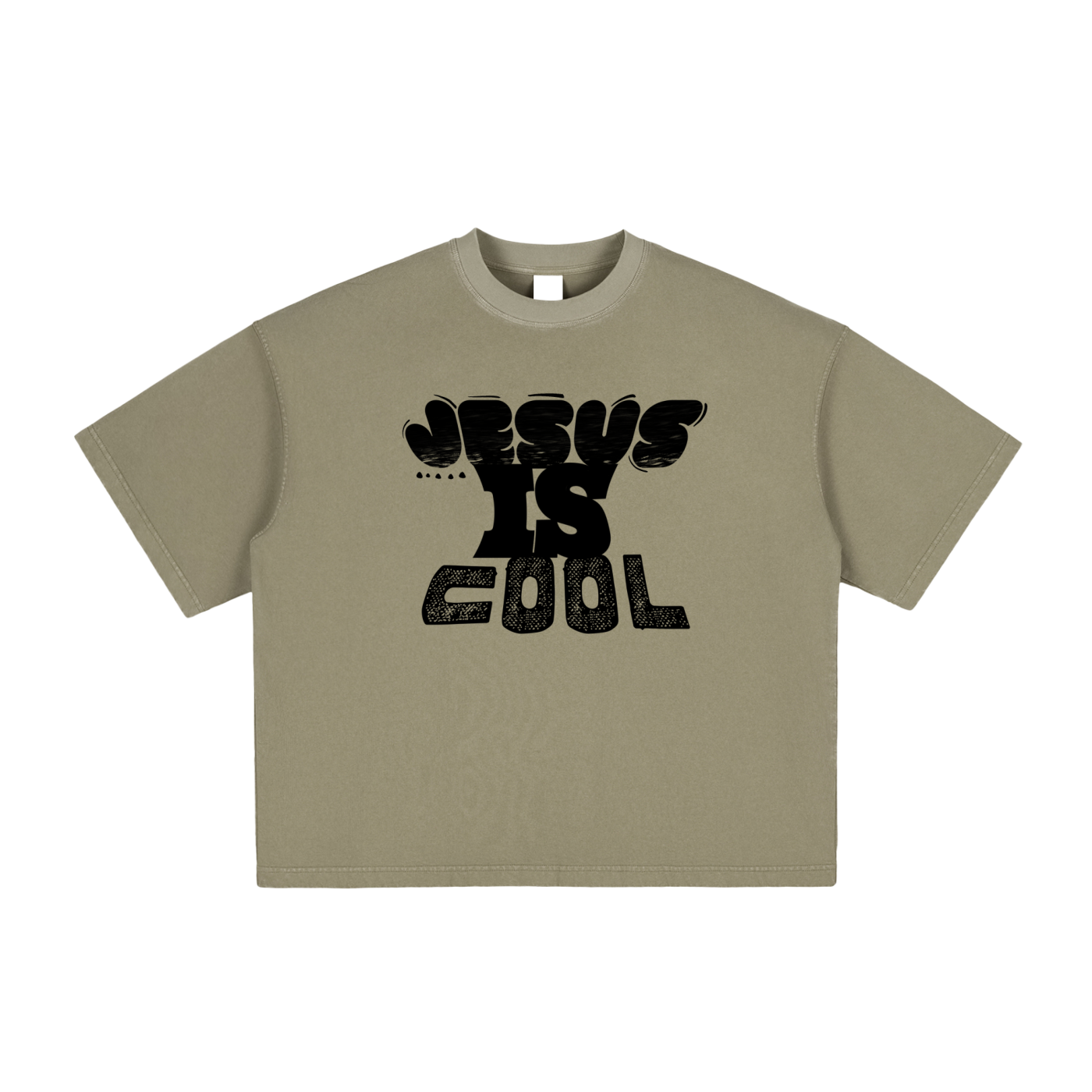 JESUS IS COOL UNISEX BOXY TEE