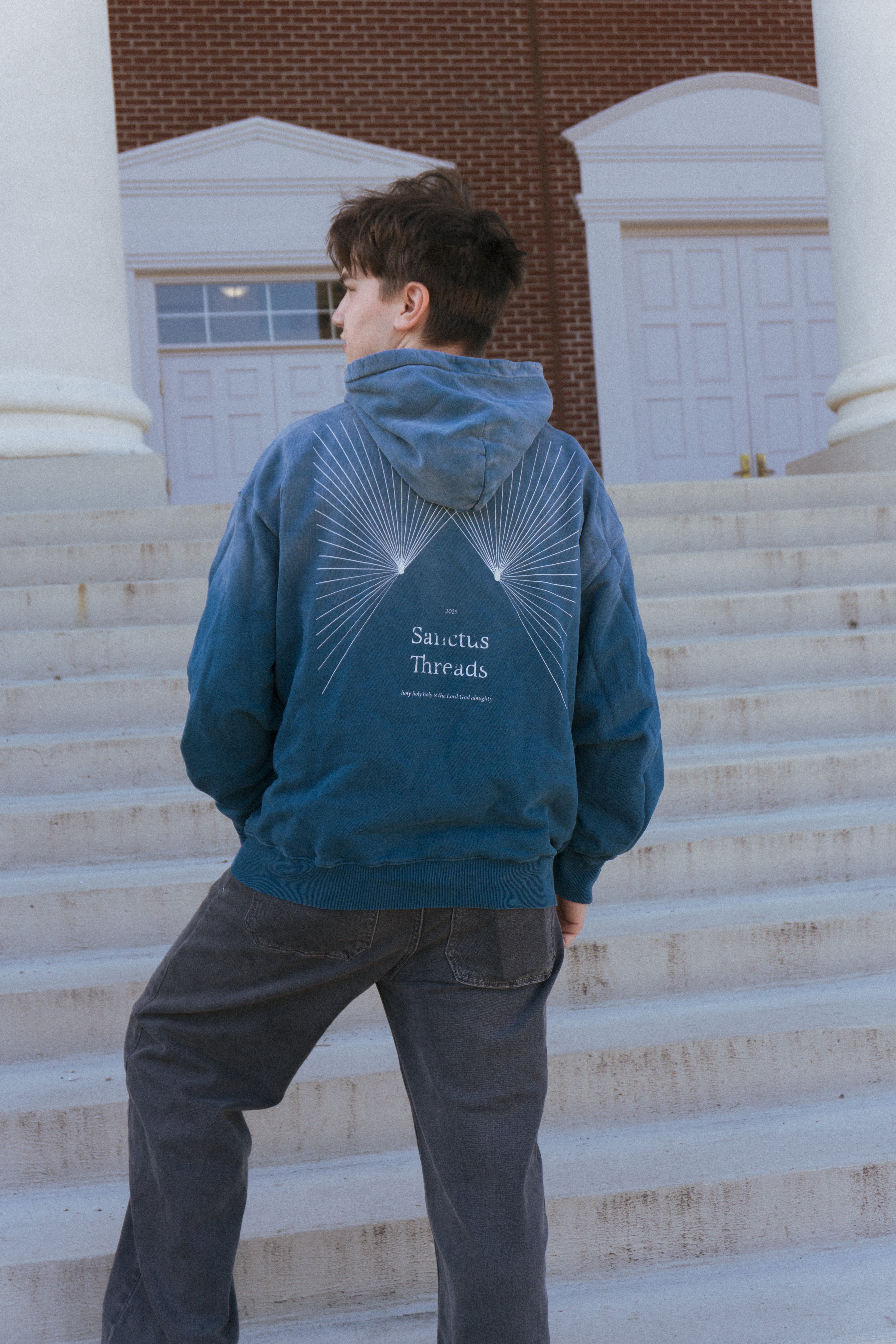 SANCTUS THREADS UNISEX FISH HOODIE