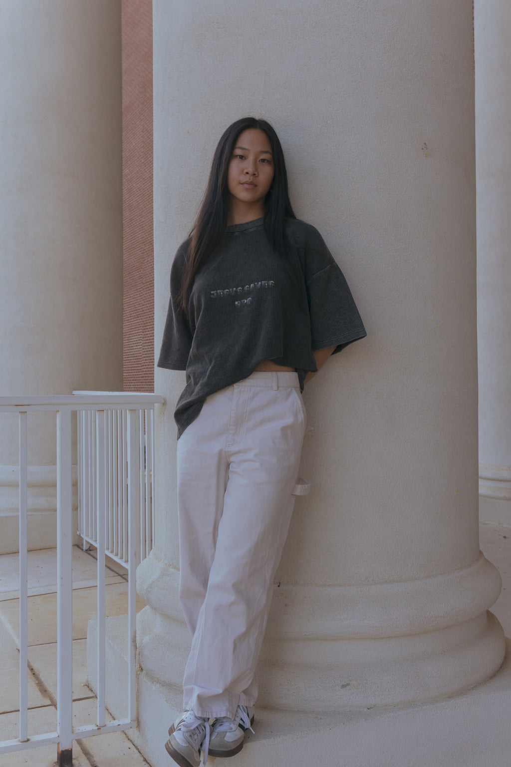 JESUS SAVES BRO UNISEX WAFFLE TEE