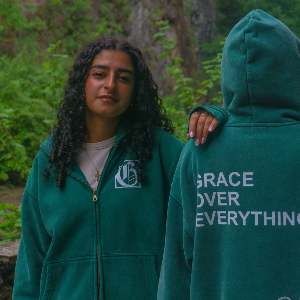 GRACE OVER EVERYTHING HOODIE - WHAT CARRIES YOU