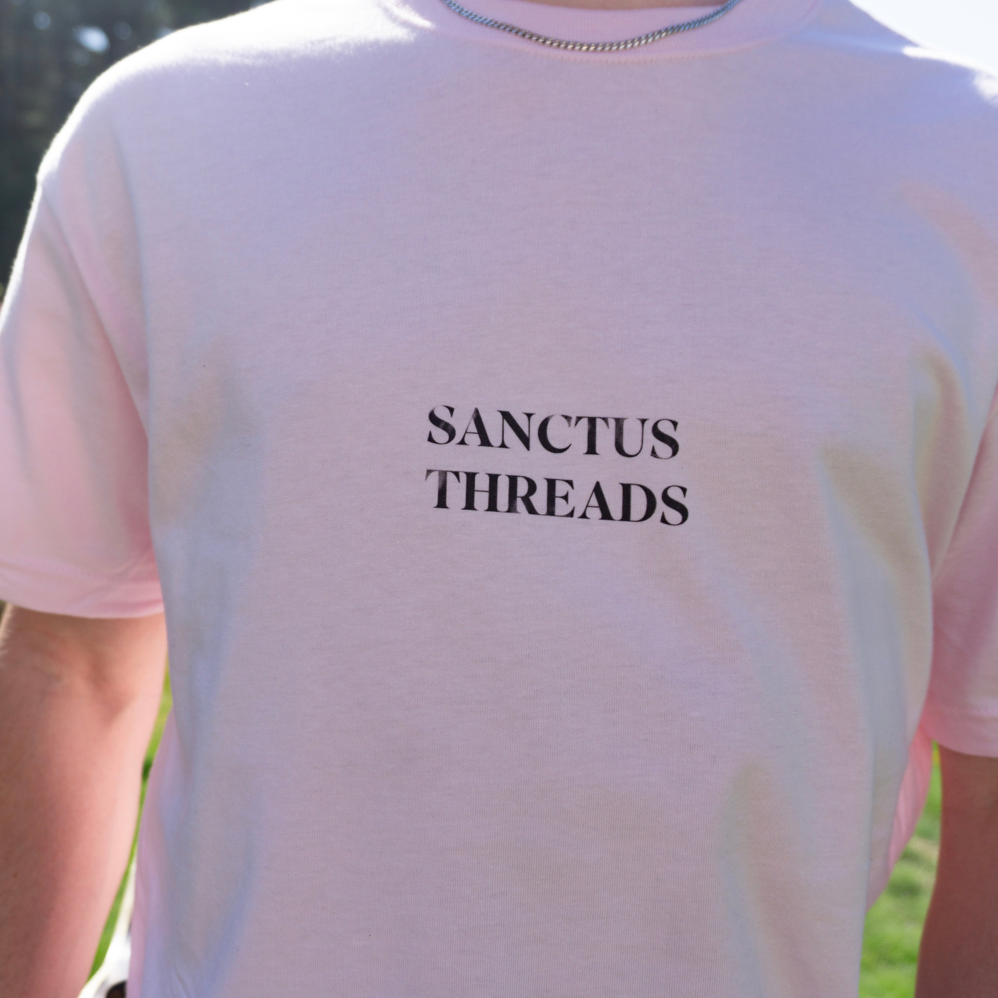 SANCTUS THREADS UNISEX OVERSIZED CROSS TEE